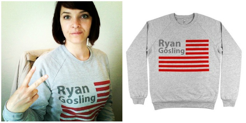 sweat gris ryan gosling