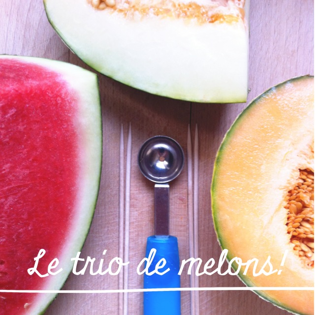 recette trio de melons