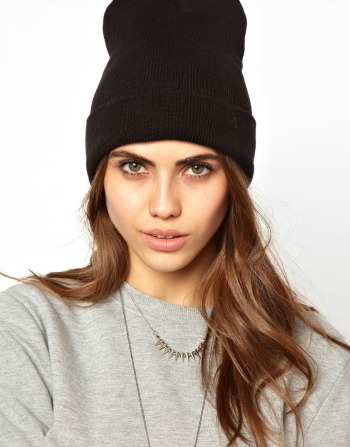 bonnet noir femme street