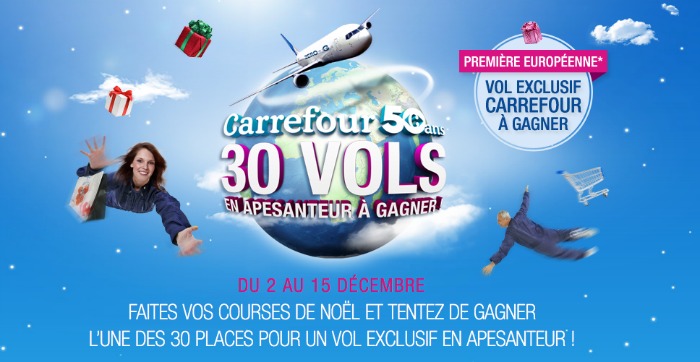 vol parabolique carrefour