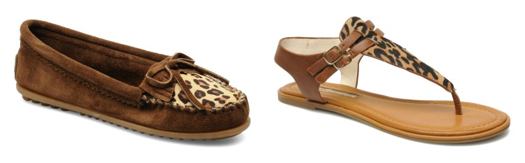 chaussure imprime leopard