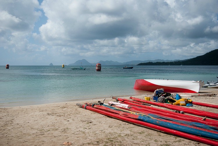 yole-plage-de-la-pointe-saint marin-sainte-anne