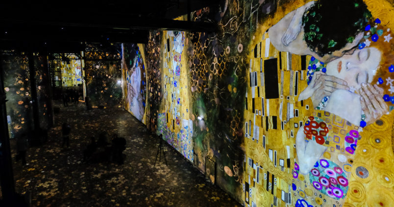 L’exposition Gustav Klimt à l’Atelier des Lumières à Paris